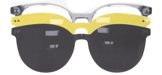 CARETTA CRTTA 7709-C.03 Clipon, Optik Genç Erkek,Kadın,Unisex Yuvarlak Çerçeveli Asetat - CARETTA