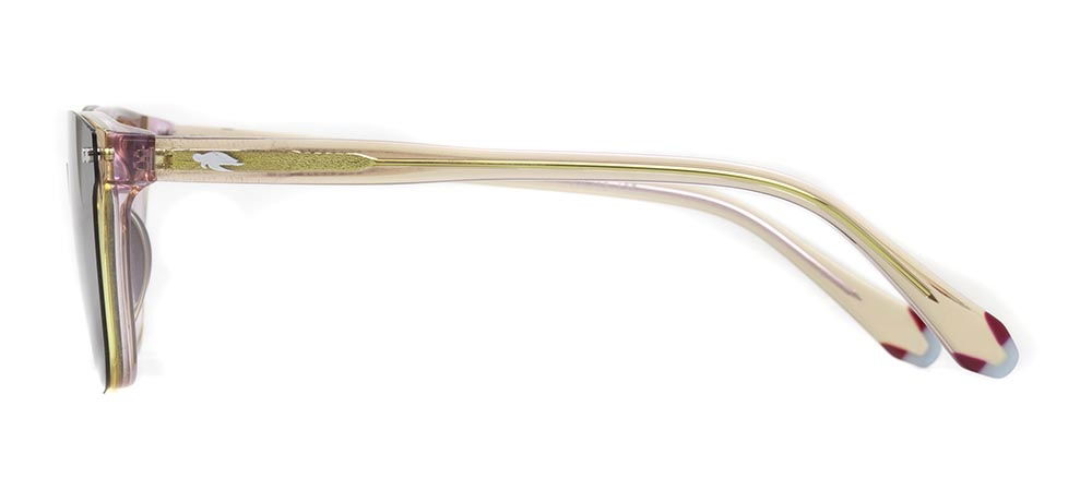 CARETTA CRTTA 7710-C.02 Clipon,Optik Genç Kadın Köşeli Çerçeveli Asetat - 3