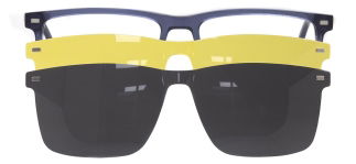 CARETTA CRTTA 7712-C.03 Clipon, Optik Genç,Yetişkin Erkek Köşeli Çerçeveli Asetat - CARETTA