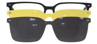 CARETTA CRTTA 7713-C.01 Clipon, Optik Genç,Yetişkin Erkek Köşeli Çerçeveli Asetat - CARETTA