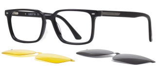 CARETTA CRTTA 7713-C.01 Clipon, Optik Genç,Yetişkin Erkek Köşeli Çerçeveli Asetat - CARETTA (1)