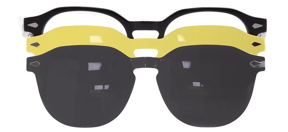 CARETTA CRTTA 7716-C.01 Clipon, Optik Genç Erkek,Kadın,Unisex Oval Çerçeveli Asetat - 1