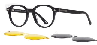 CARETTA CRTTA 7716-C.01 Clipon, Optik Genç Erkek,Kadın,Unisex Oval Çerçeveli Asetat - CARETTA (1)