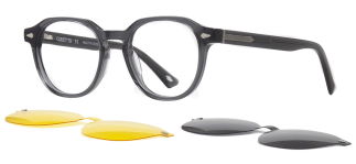 CARETTA CRTTA 7716-C.02 Clipon, Optik Genç Erkek,Kadın,Unisex Oval Çerçeveli Asetat - CARETTA (1)