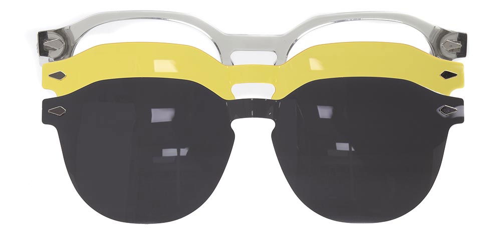 CARETTA CRTTA 7716-C.03 Clipon, Optik Genç Erkek,Kadın,Unisex Oval Çerçeveli Asetat - 1