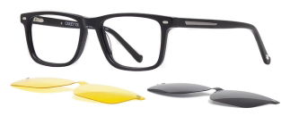 CARETTA CRTTA 7717-C.01 Clipon, Optik Genç Erkek Köşeli Çerçeveli Asetat - CARETTA (1)