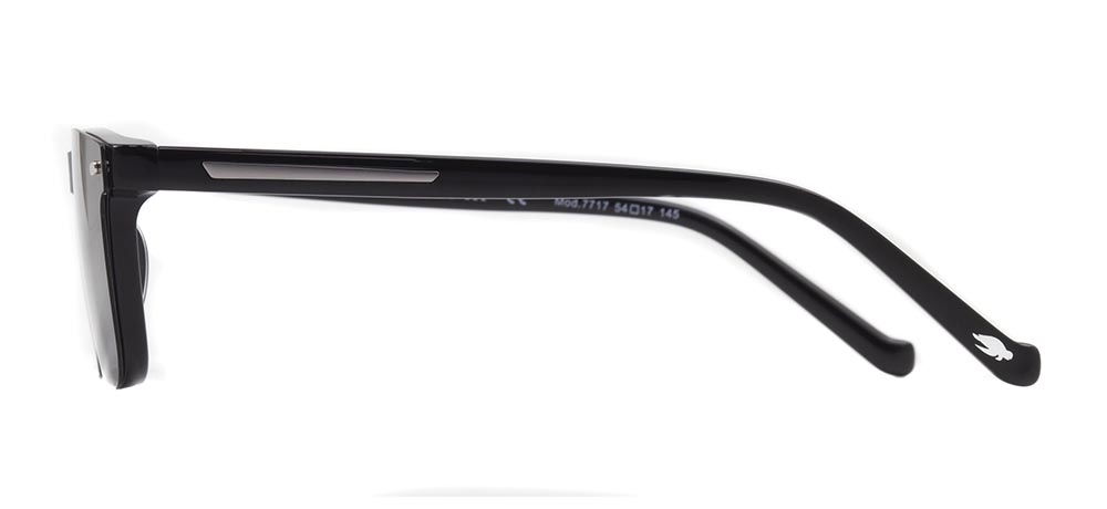 CARETTA CRTTA 7717-C.01 Clipon, Optik Genç Erkek Köşeli Çerçeveli Asetat - 3