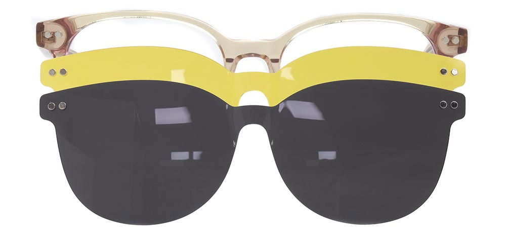 CARETTA CRTTA 7718-C.03 Clipon,Optik Genç Kadın Oval Çerçeveli Asetat - 1