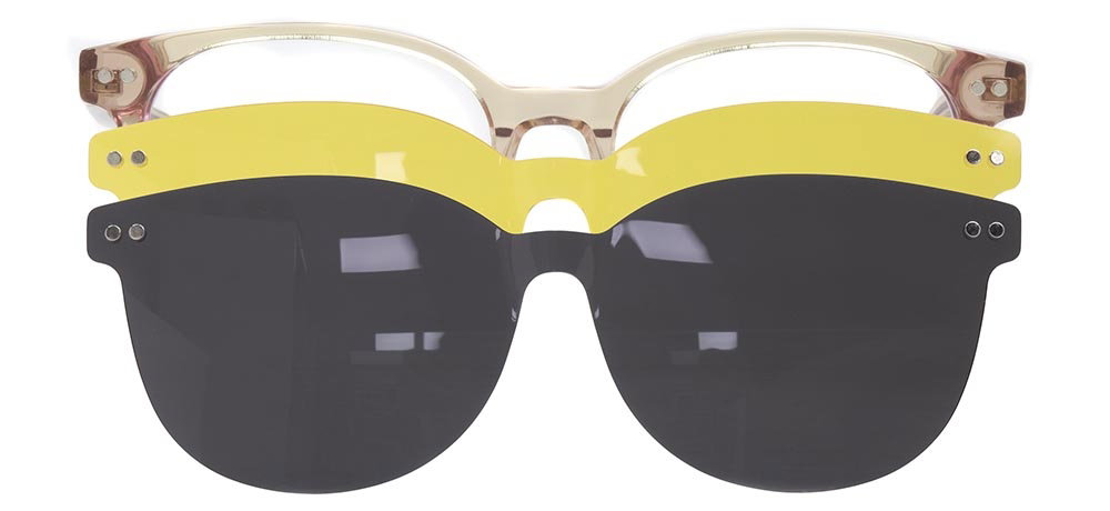 CARETTA CRTTA 7718-C.03 Clipon,Optik Genç Kadın Oval Çerçeveli Asetat - 1
