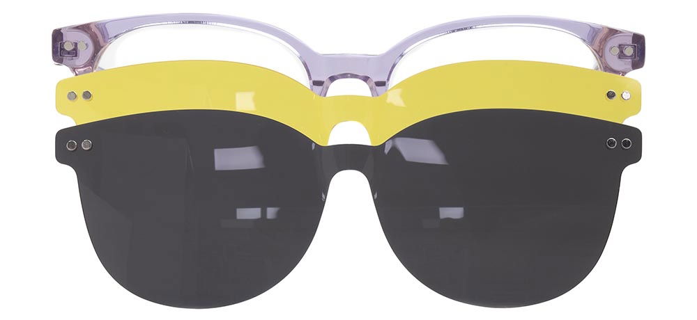 CARETTA CRTTA 7718-C.05 Clipon, Optik Genç Kadın Oval Çerçeveli Asetat - 1