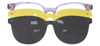 CARETTA CRTTA 7718-C.05 Clipon, Optik Genç Kadın Oval Çerçeveli Asetat - CARETTA