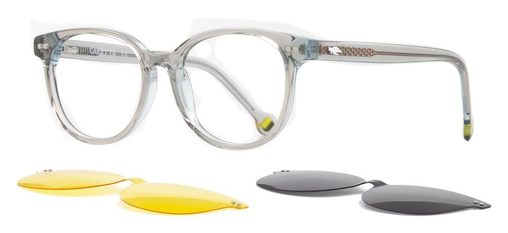 CARETTA CRTTA 7718-C.06 Clipon, Optik Genç Erkek,Kadın,Unisex Oval Çerçeveli Asetat - 2