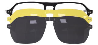 CARETTA CRTTA 7720-C.01 Clipon, Optik Genç Erkek,Kadın,Unisex Geometrik Çerçeveli Asetat - CARETTA