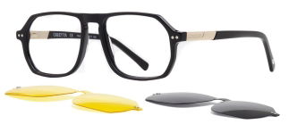 CARETTA CRTTA 7720-C.01 Clipon, Optik Genç Erkek,Kadın,Unisex Geometrik Çerçeveli Asetat - CARETTA (1)