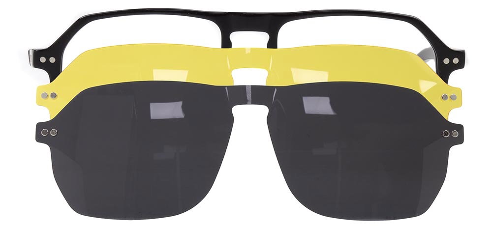 CARETTA CRTTA 7720-C.01 Clipon, Optik Genç Erkek,Kadın,Unisex Geometrik Çerçeveli Asetat - 1
