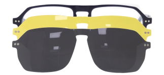 CARETTA CRTTA 7720-C.05 Clipon, Optik Genç Erkek,Kadın,Unisex Geometrik Çerçeveli Asetat - CARETTA