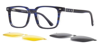 CARETTA CRTTA 7721-C.03 Clipon, Optik Genç Erkek Köşeli Çerçeveli Asetat - CARETTA (1)