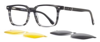 CARETTA CRTTA 7721-C.05 Clipon, Optik Genç Erkek Köşeli Çerçeveli Asetat - CARETTA (1)