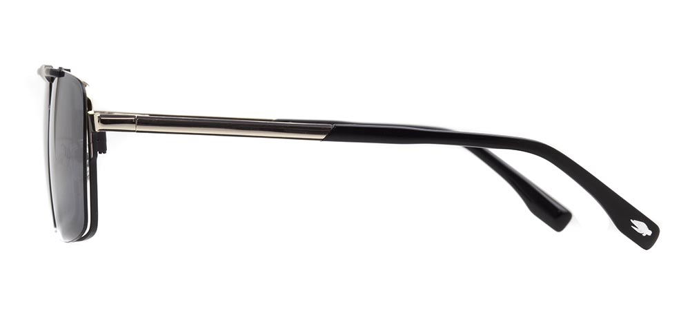 CARETTA CRTTA 7722-C.01 Clipon, Optik Genç Erkek Köşeli Çerçeveli Metal - 3