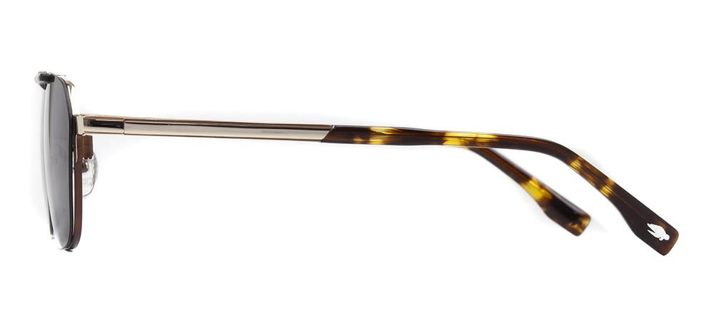 CARETTA CRTTA 7723-C.02 Clipon, Optik Genç Erkek,Kadın,Unisex Köşeli Çerçeveli Metal - 3