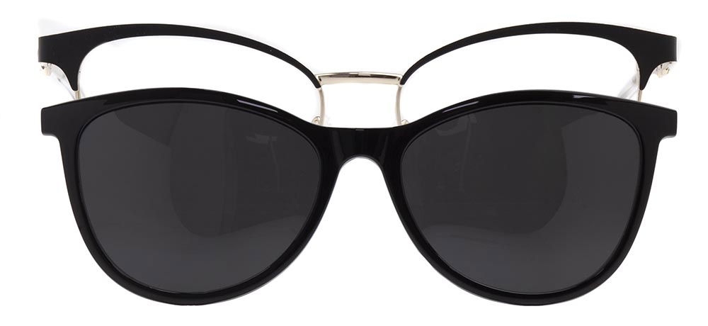 CARETTA CRTTA 7724-C.01 Clipon, Optik Genç Kadın Çekik Çerçeveli Metal - 1