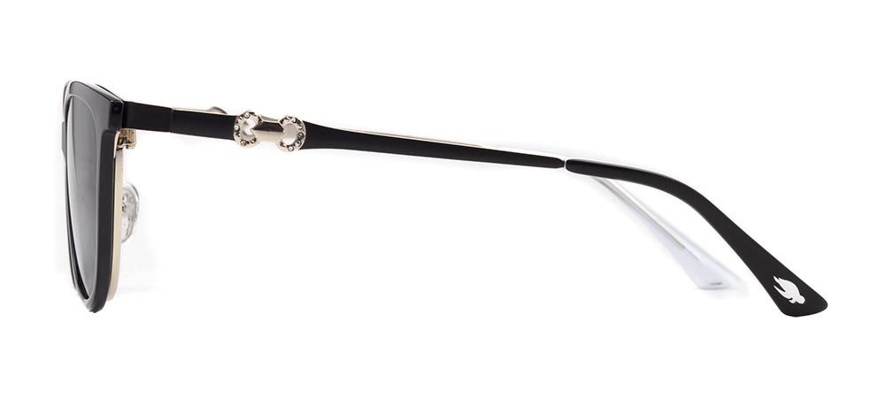 CARETTA CRTTA 7724-C.01 Clipon, Optik Genç Kadın Çekik Çerçeveli Metal - 3