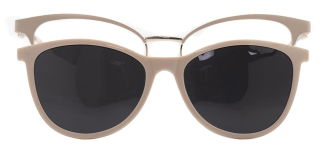 CARETTA CRTTA 7724-C.02 Clipon, Optik Genç Kadın Çekik Çerçeveli Metal - CARETTA