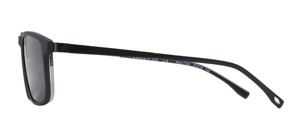 CARETTA CRTTA 7726-C.03 Clipon, Optik Genç,Yetişkin Erkek Köşeli Yarım Çerçeveli Metal - 3