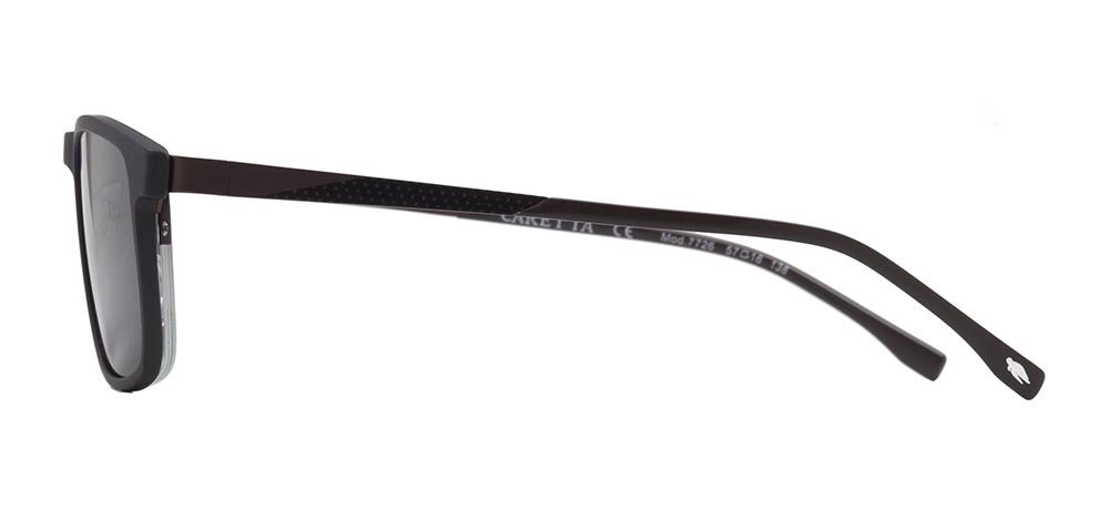 CARETTA CRTTA 7726-C.05 Clipon, Optik Genç,Yetişkin Erkek Köşeli Yarım Çerçeveli Metal - 3