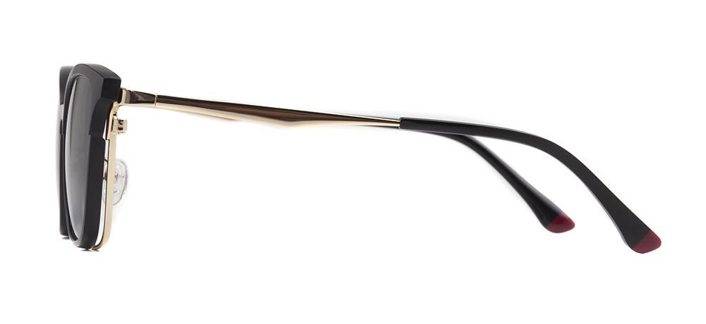 CARETTA CRTTA 7729-C.01 Clipon, Optik Genç Kadın Çekik Çerçeveli Metal - 3