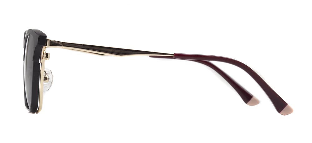 CARETTA CRTTA 7729-C.02 Clipon, Optik Genç Kadın Çekik Çerçeveli Metal - 3