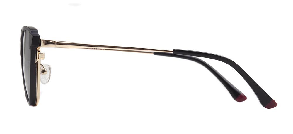 CARETTA CRTTA 7730-C.01 Clipon, Optik Genç Kadın Çekik Çerçeveli Metal - 3