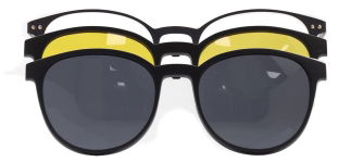 CARETTA CRTTA 7732-C.01 Clipon, Optik Genç Erkek,Kadın,Unisex Oval Çerçeveli Metal - CARETTA