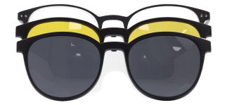 CARETTA CRTTA 7732-C.02 Clipon, Optik Genç Erkek,Kadın,Unisex Oval Çerçeveli Metal 