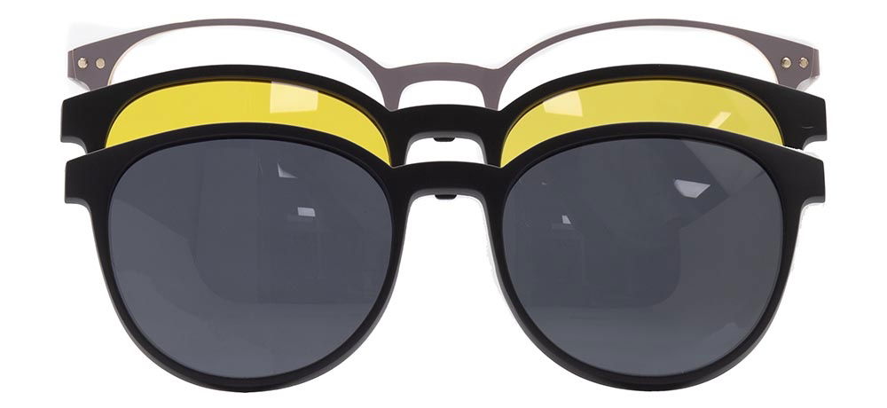 CARETTA CRTTA 7732-C.04 Clipon, Optik Genç Kadın Oval Çerçeveli Metal - 1