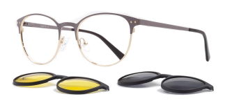 CARETTA CRTTA 7732-C.04 Clipon, Optik Genç Kadın Oval Çerçeveli Metal - CARETTA (1)