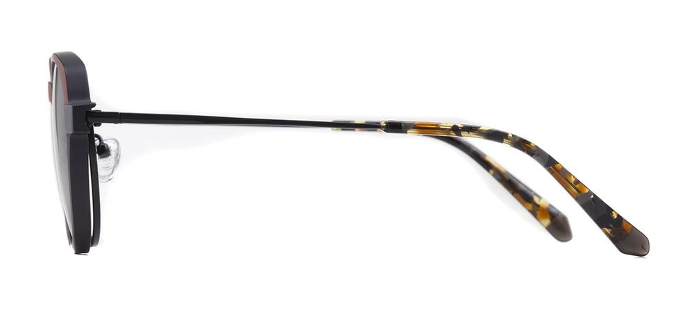 CARETTA CRTTA 7734-C.01 Clipon, Optik Genç Erkek,Kadın,Unisex Yuvarlak Çerçeveli Metal - 3