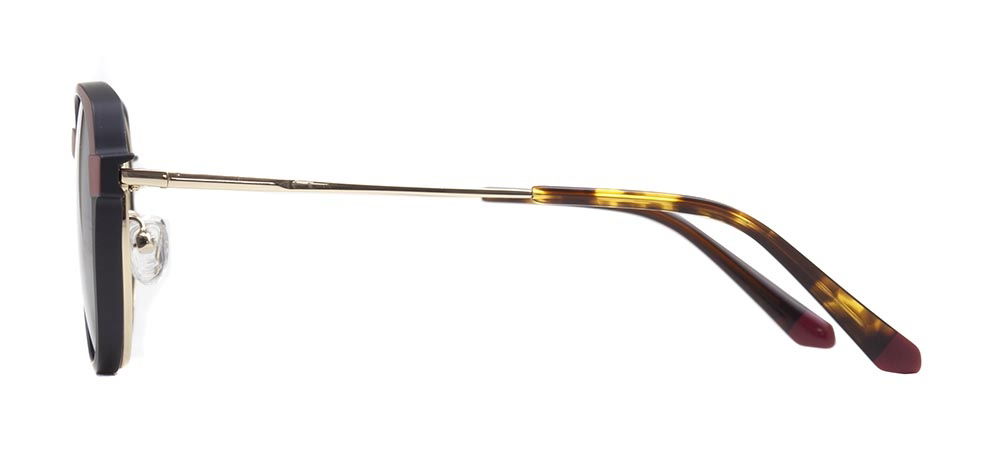 CARETTA CRTTA 7734-C.04 Clipon, Optik Genç Kadın Yuvarlak Çerçeveli Metal - 3