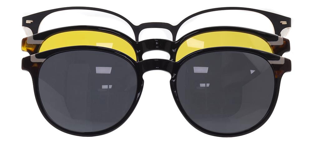 CARETTA CRTTA 7735-C.01 Clipon, Optik Genç Erkek,Kadın,Unisex Oval Çerçeveli Metal - 1