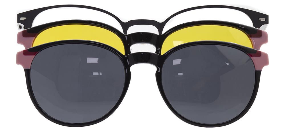 CARETTA CRTTA 7735-C.02 Clipon,Optik Genç Erkek,Kadın,Unisex Oval Çerçeveli Metal - 1