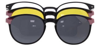 CARETTA CRTTA 7735-C.02 Clipon,Optik Genç Erkek,Kadın,Unisex Oval Çerçeveli Metal 