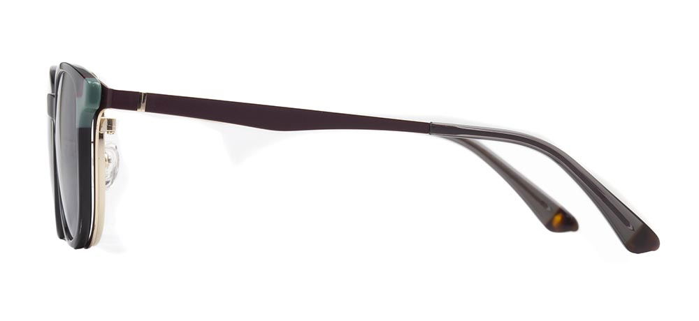 CARETTA CRTTA 7735-C.04 Clipon, Optik Genç Erkek,Kadın,Unisex Oval Çerçeveli Metal - 3