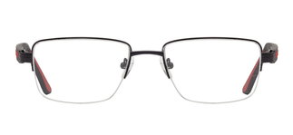 CARETTA CRTTA 7840-C.M06 Optik Genç,Yetişkin Erkek Köşeli Yarım Çerçeveli Metal - CARETTA