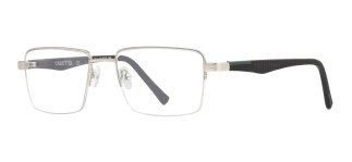 CARETTA CRTTA 7841-C.M01 Optik Genç,Yetişkin Erkek Köşeli Yarım Çerçeveli Metal - CARETTA (1)