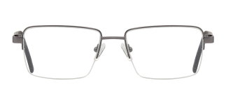 CARETTA CRTTA 7841-C.M02 Optik Genç,Yetişkin Erkek Köşeli Yarım Çerçeveli Metal 