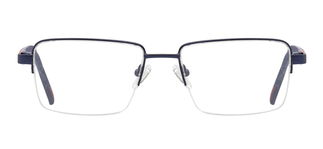 CARETTA CRTTA 7841-C.M118 Optik Genç,Yetişkin Erkek Köşeli Yarım Çerçeveli Metal 