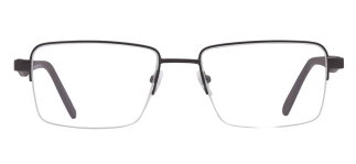 CARETTA CRTTA 7841-C.M119 Optik Genç,Yetişkin Erkek Köşeli Yarım Çerçeveli Metal 