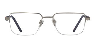 CARETTA CRTTA 7842-C.M01 Optik Genç,Yetişkin Erkek Köşeli Yarım Çerçeveli Metal - CARETTA