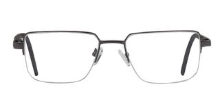 CARETTA CRTTA 7842-C.M02 Optik Genç,Yetişkin Erkek Köşeli Yarım Çerçeveli Metal - CARETTA