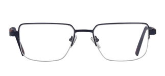 CARETTA CRTTA 7842-C.M118 Optik Genç,Yetişkin Erkek Köşeli Yarım Çerçeveli Metal - CARETTA